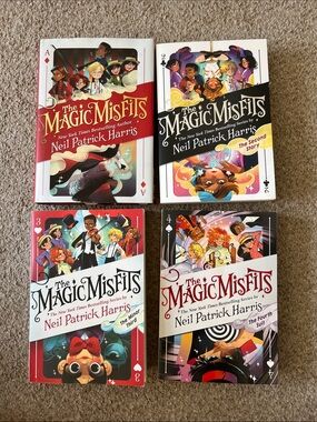 The Magic Misfits Kids Book Set by Neil Patrick Harris / Books 1-4 / Complete
